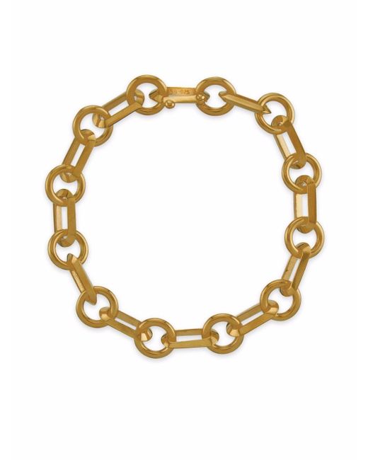 Sophie Buhai Small Circle Link Bracelet in Silver | Stylemi