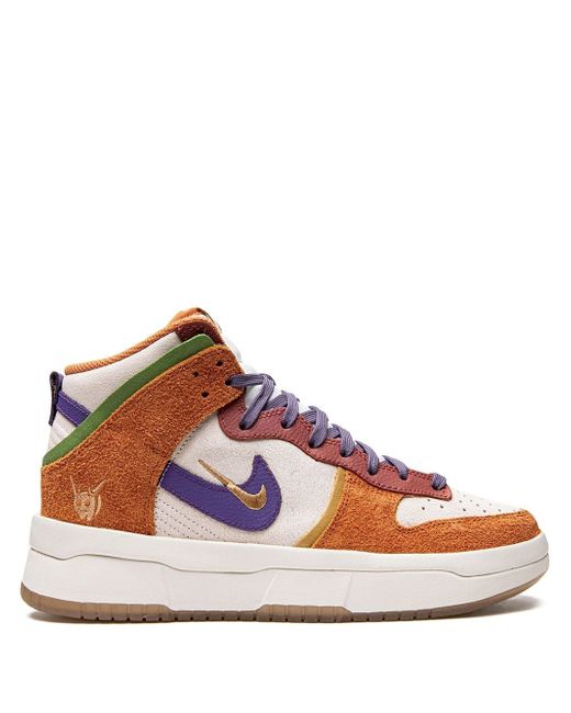Nike Women's Orange Dunk High Up Setsubun Sneakers