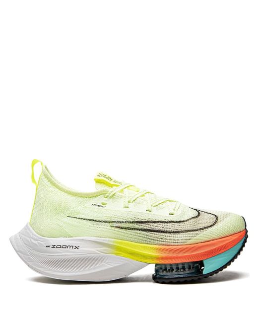Nike Women's Yellow Air Zoom Alphafly Next Sneakers
