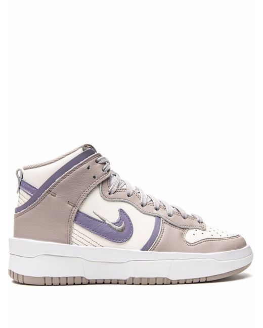 Nike Women's Purple Dunk High Rebel Iron Sneakers