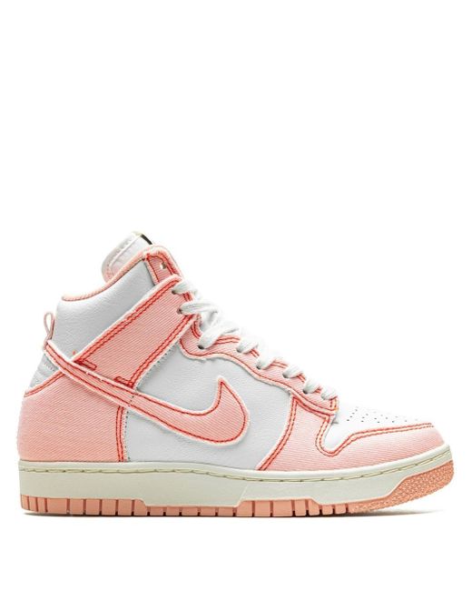 Nike Women's White Dunk High 1985 Arctic Orange Sneakers