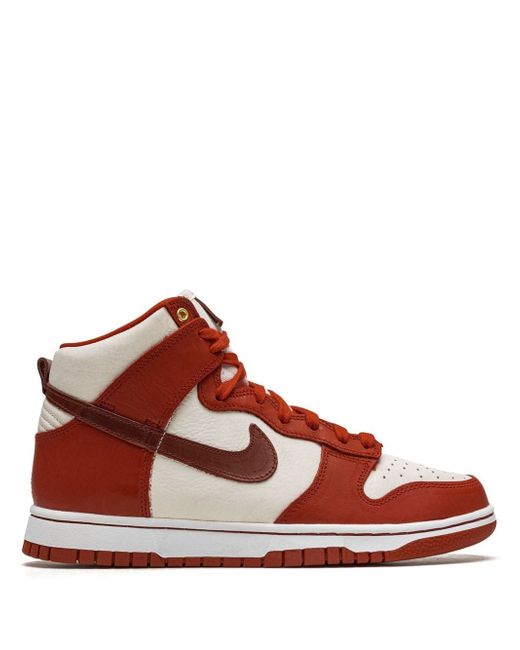 Nike Women's Red Dunk High Lxx Cinnabar Sneakers