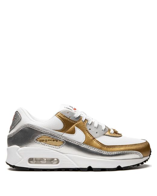 Nike Women's Golden Air Max 90 Se Metallic Sneakers