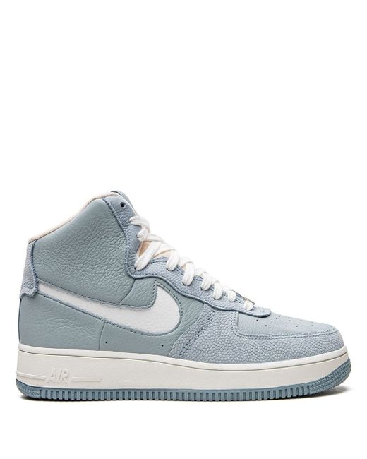 Nike Women's Blue Air Force 1 High Sculpt Worn Sneakers