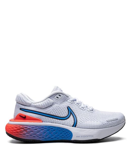 Nike Women's Gray Zoomx Invincible Run Flyknit 2 Football Black Sneakers