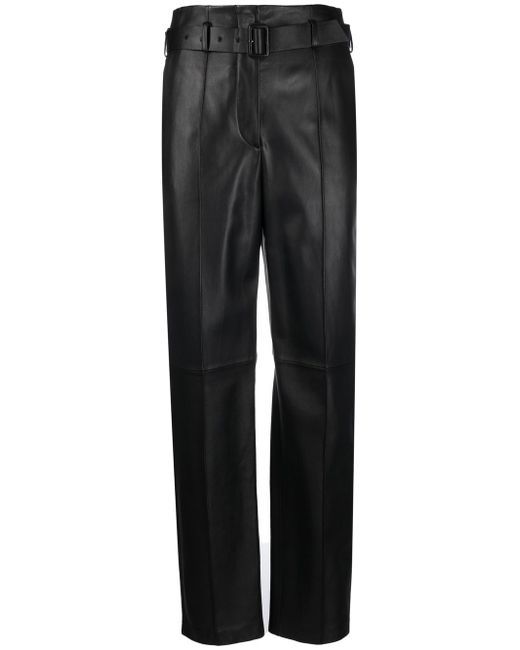 Emporio Armani high-waisted tapered trousers