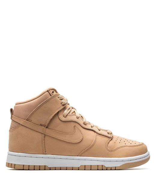 Nike Women's Brown Dunk High Premium Vachetta Tan Sneakers