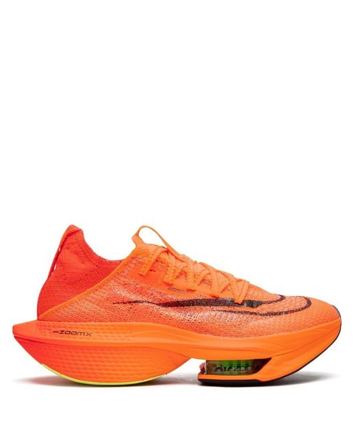 Nike Women's Orange Air Zoom Alphafly Next Sneakers