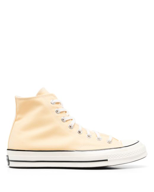Converse Women's Yellow Ankle-Length Lace-Up Sneakers