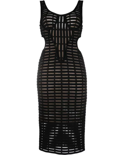 Genny cut-out mini dress - Black