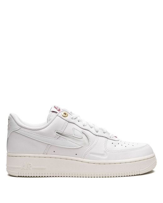 Nike Women's White Air Force 1 Low Logo Pack Sneakers