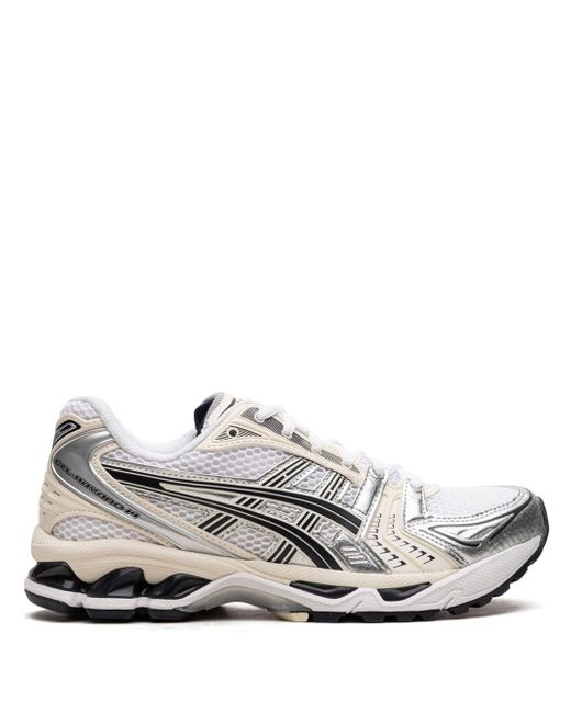 Asics Women's White Gel-Kayano 14 Midnight Sneakers