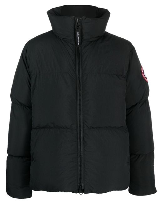 Canada Goose Lawrence Down Puffer Jacket Da Men Di Colore Nero