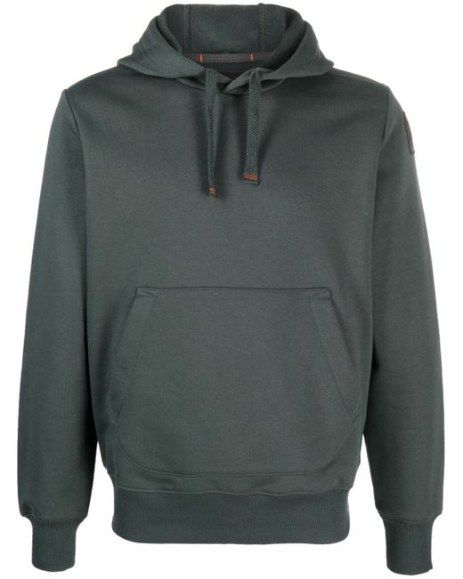 Parajumpers logo-print jersey hoodie - Grey