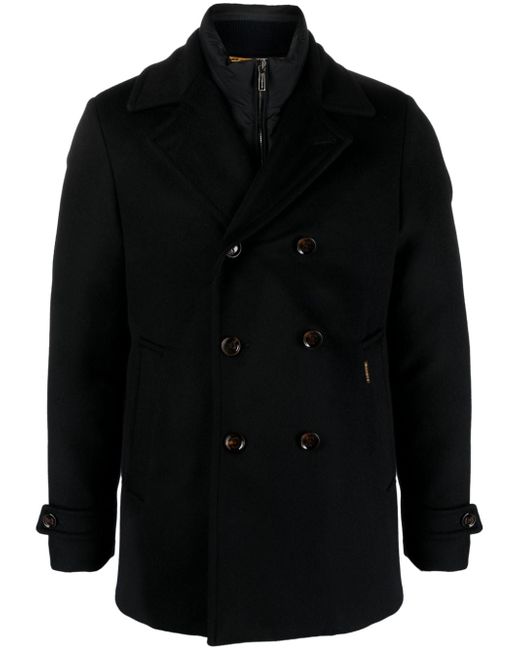 ジャケット・アウター T/SEHNE double layered pea coat black T/SEHNE double layered pea coat black