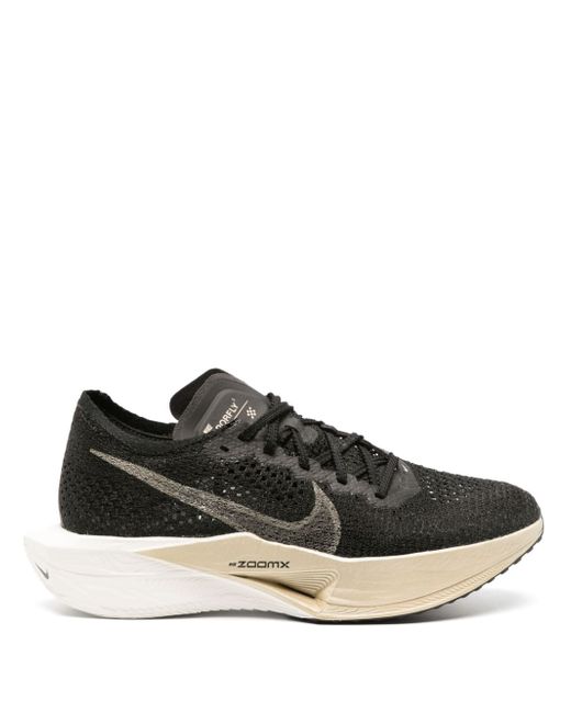 Nike Women's Black Zoomx Vaporfly Next 3 Metallic Gold Sneakers