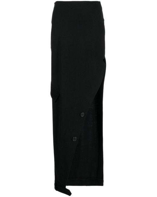 MONSE】 WOOL×DENIM panel pencil skirt（Monse Patchwork