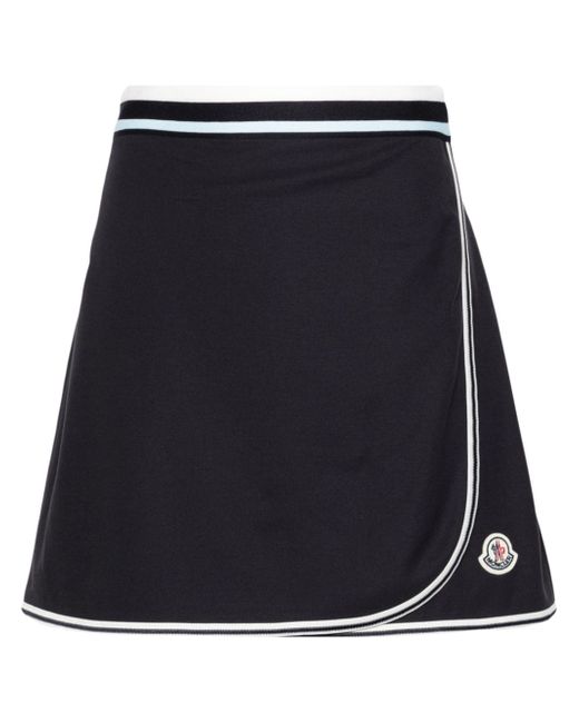 Aces wrap-effect pleated stretch tennis skirt