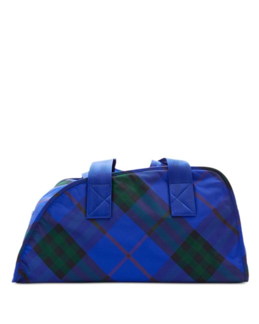 Burberry Medium Shield Duffle Bag Da Men Di Colore Blu