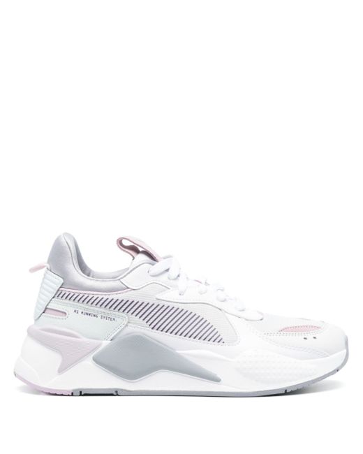 Puma Women's White Rs-X Panelled Sneakers