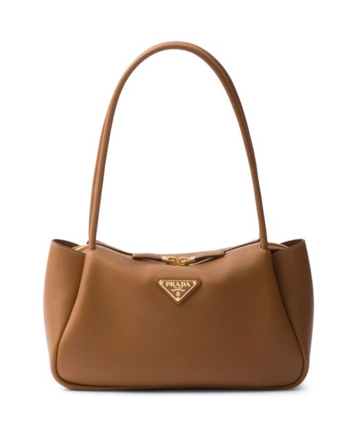 Prada Medium Darling Tote Bag Da Women Di Colore Marrone