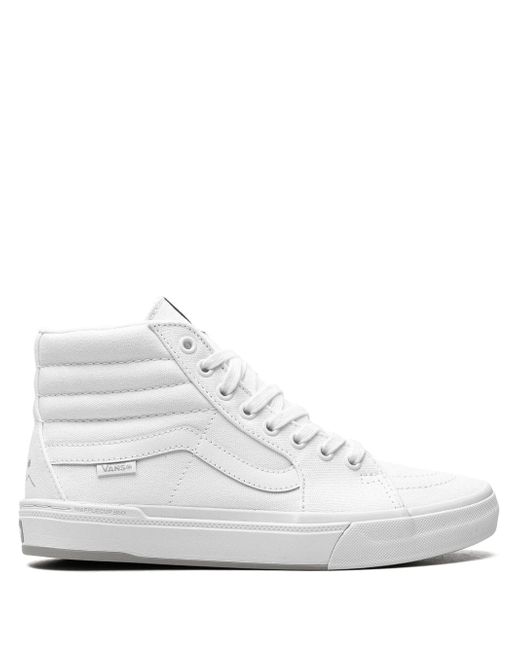 Vans Women's White X Perris Benegas Sk8-Hi Pro Bmx Lace-Up Sneakers