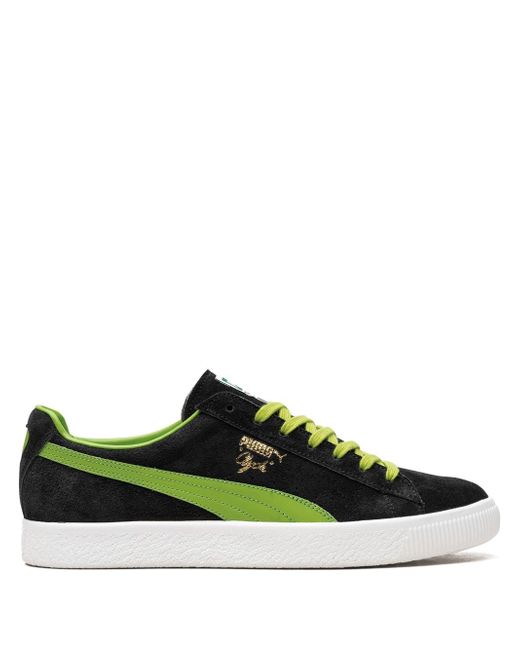 Puma Women's Black Clydezilla Mij Clyde Low Sneakers