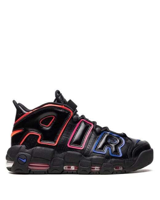Nike Women's Black Air More Uptempo Electric Sneakers