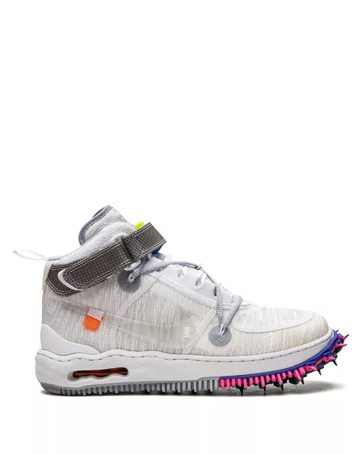 Nike X Off-White Women's White Air Force 1 Mid Sneakers