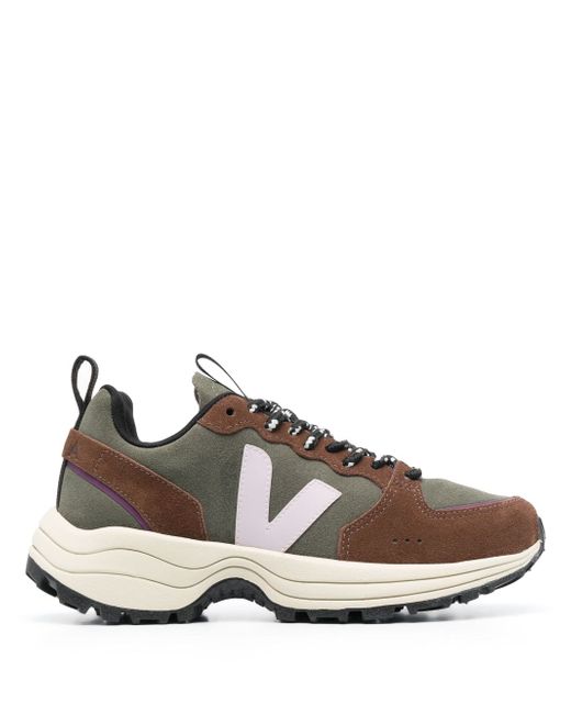 Veja Women's Green Venturi Panelled Sneakers