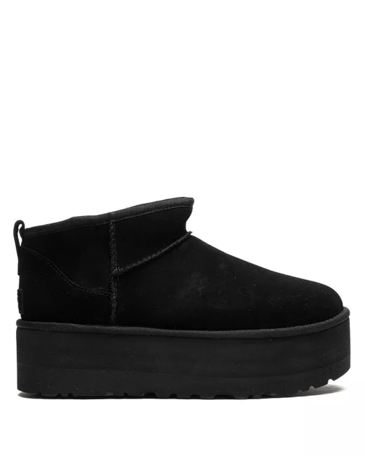 Ugg Women's Black Classic Ultra Mini Platform Boots