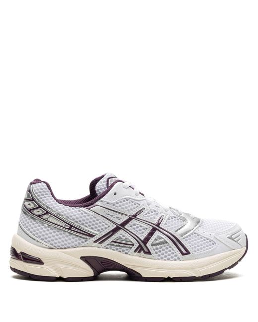 Asics Women's White Gel-1130 Deep Plum Sneakers