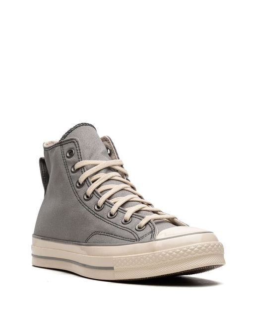 Converse Women's Gray X Notre Chuck 70 High Textile Sneakers