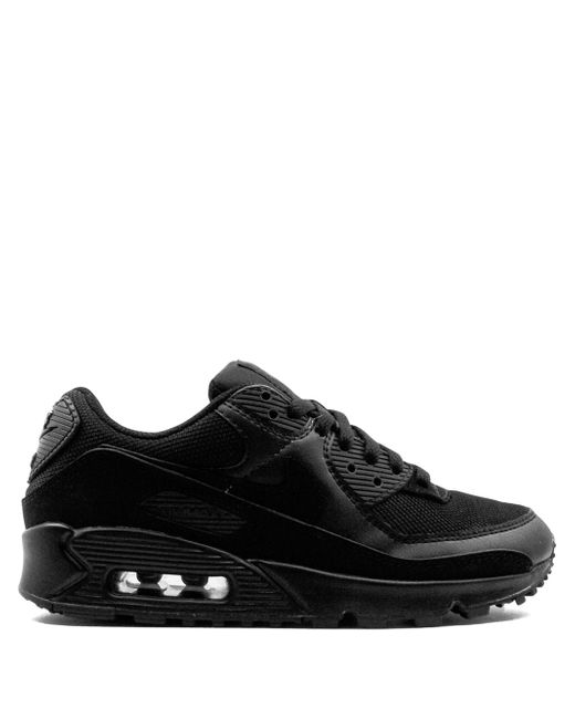 Nike Women's Black Air Max 90 Triple Sneakers