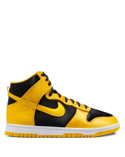 Nike Women's Yellow Dunk High Sneakers