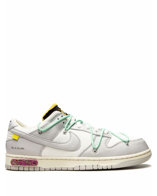 Nike X Off-White Women's White Dunk Low Lot 04 Sneakers