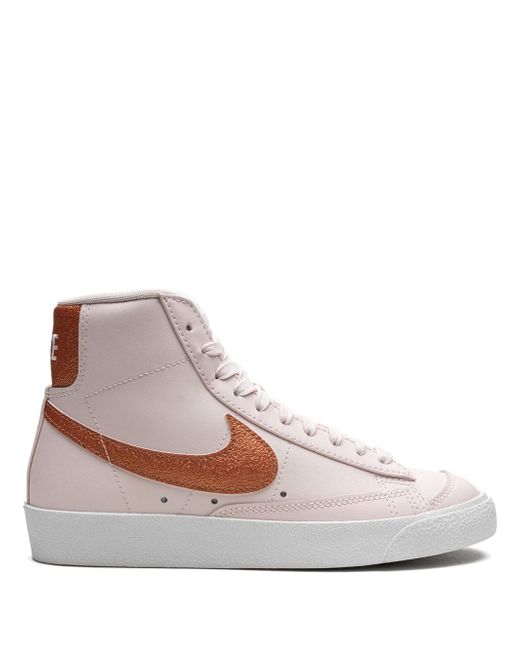 Nike Women's Pink Blazer Mid 77 Essential Light Soft Sneakers