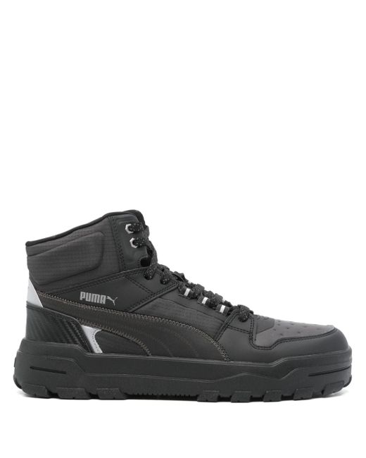 Puma Women's Black Rebound Sneakers