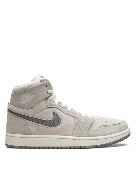 Jordan Women's Gray Air 1 Zoom Cmft 2 Sneakers