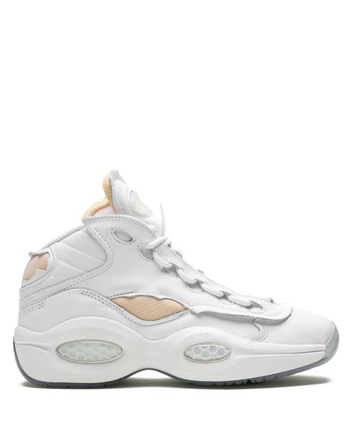 Reebok Women's White X Maison Margiela Question Mid Sneakers