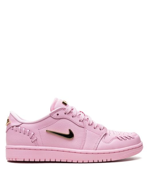 Jordan Women's Pink Air 1 Low Method Of Make Perfect Sneakers