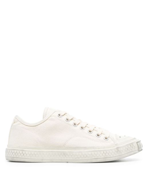 Acne Studios Ballow Tag Distressed-Effect Sneakers Da Women Di Colore Bianco