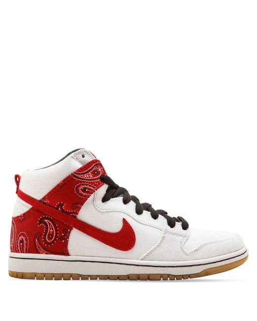 Nike Women's White Dunk High Pro Sb Cheech And Chong Sneakers