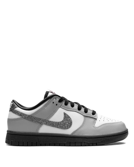 Nike Women's Gray Dunk Low Lx Sneakers
