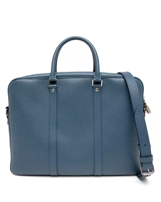 Louis Vuitton Pre-Owned Women's Blue Document Bag