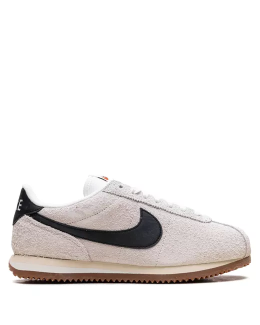 Nike Women's White Cortez Vintage Summit Muslin/Gum Medium Brown/Black Sneakers