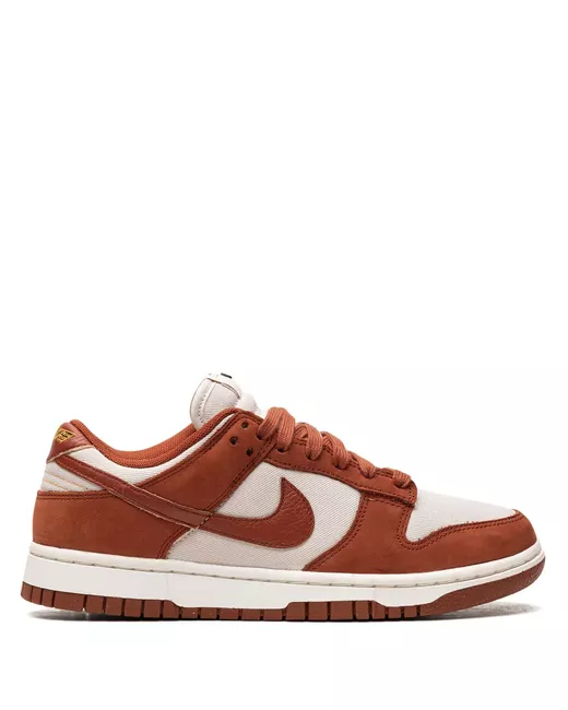 Nike Women's Orange Dunk Low Lx Rugged Sneakers