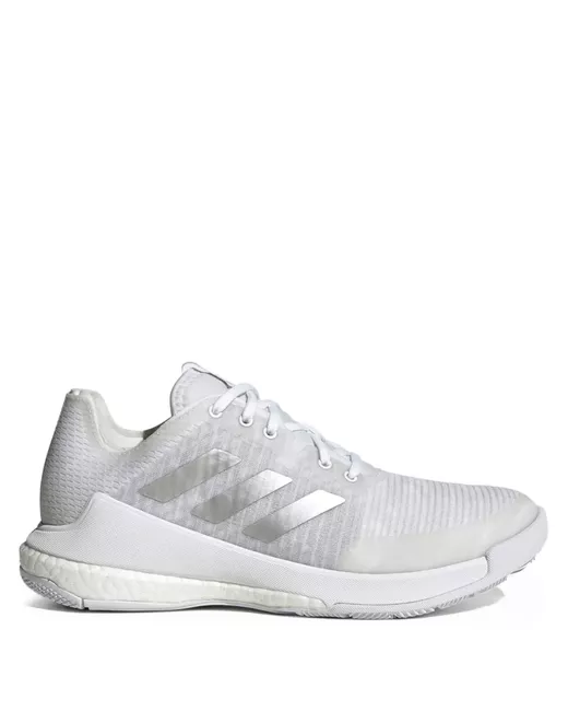Adidas Women's White Crazyflight Silver Sneakers