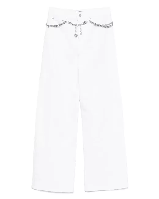 Maje Women's White Wide-Leg Jeans