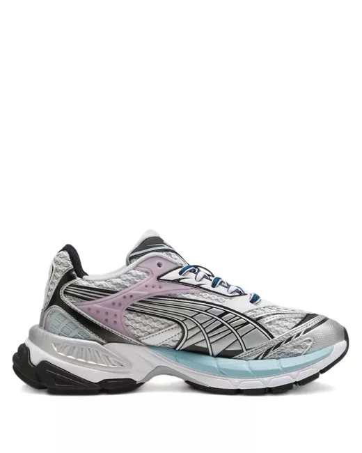 Puma Women's Gray Velophasis Phased Silver Sneakers